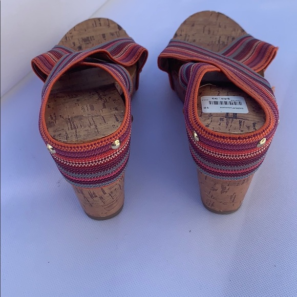 Montego Bay Club wedge elastic straps Sz 10 - Picture 6 of 7